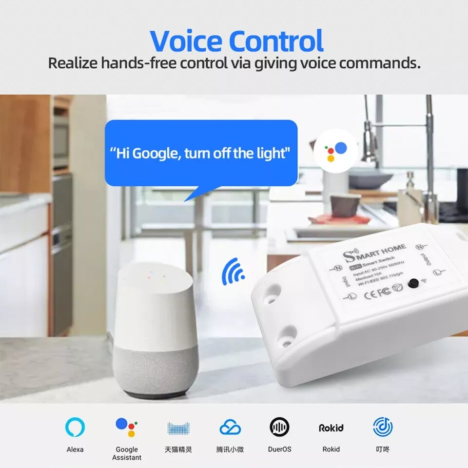 Công Tắc TUYA Wifi+ Bluetooth Điều Khiển Từ Xa Tuya Basic