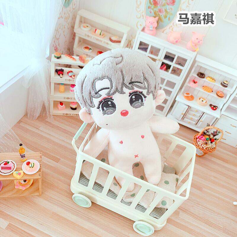 Búp Bê Bông Búp Bê Trần Truồng Búp Bê Minh Tinh Lông Xù 20Cm Búp Bê Nữ Tóc Dài 20Cm Nam Đồ Chơi Bằng Bông