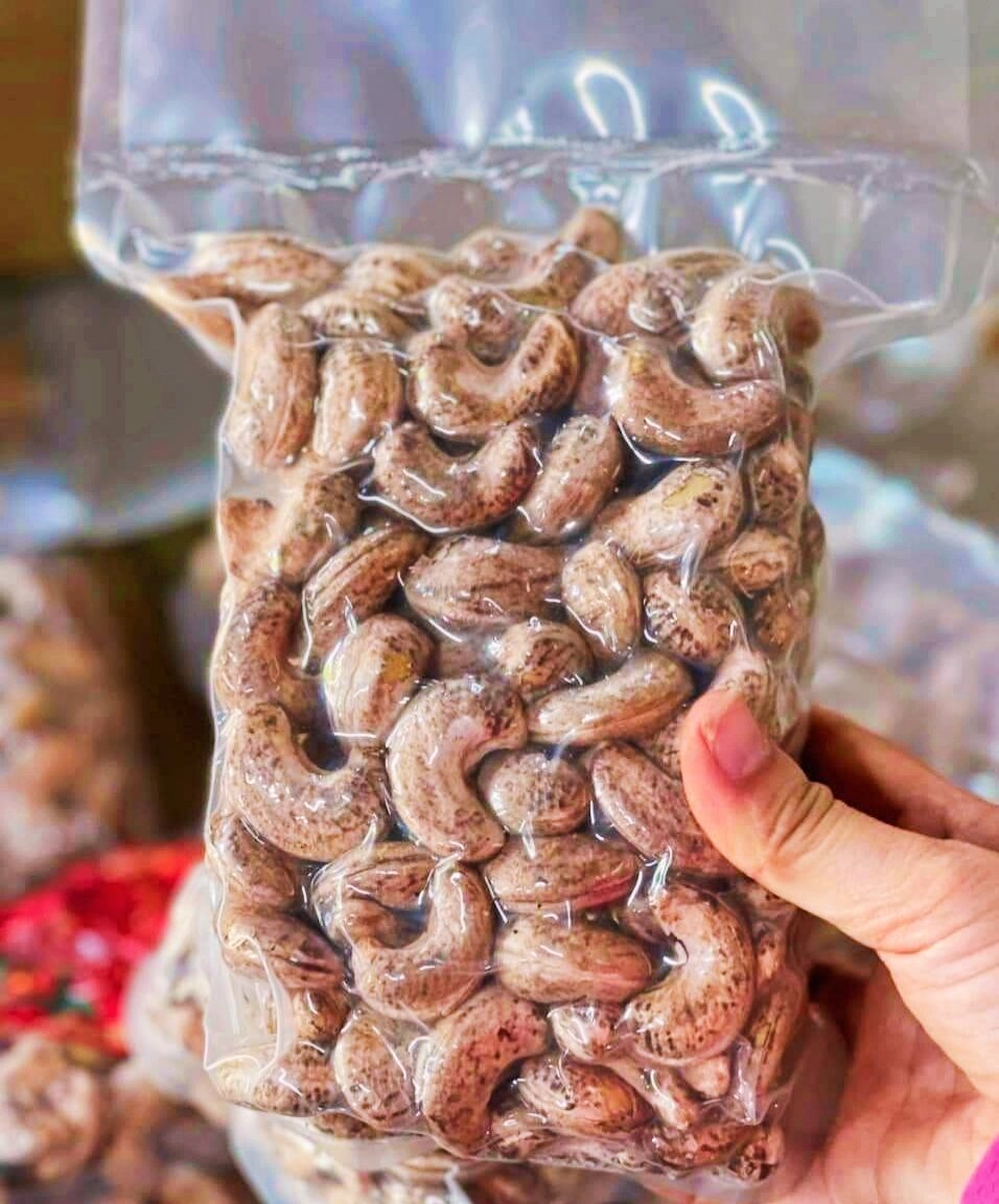  500g - Hạt điều rang muối Bình Phước - Loại A còn vỏ hàng xuất khẩu - Túi hút chân không 