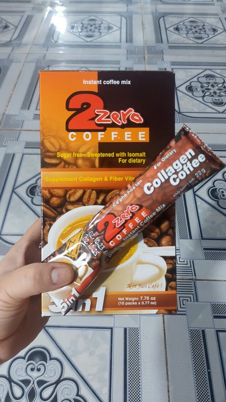 (ống)Cà phê sữa hòa tan 2 zero (collagen) 5in1