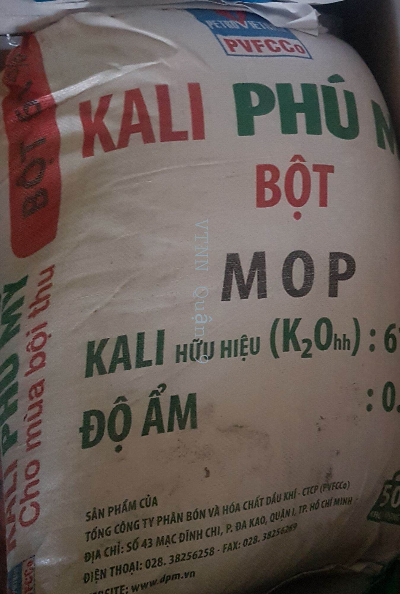 Phân bón Kali túi 1ký(bao xá 50ký)