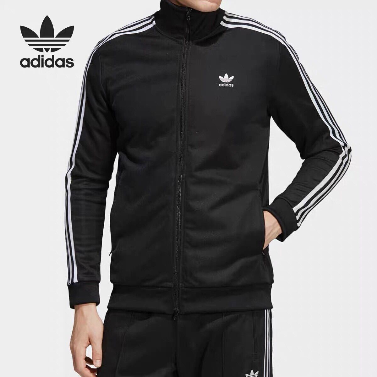 Áo Khoác Adidas ❤FREESHIP❤️ Áo Khoác Adidas 3 Sọc Nam Nữ POLY dày xịn thời trang
