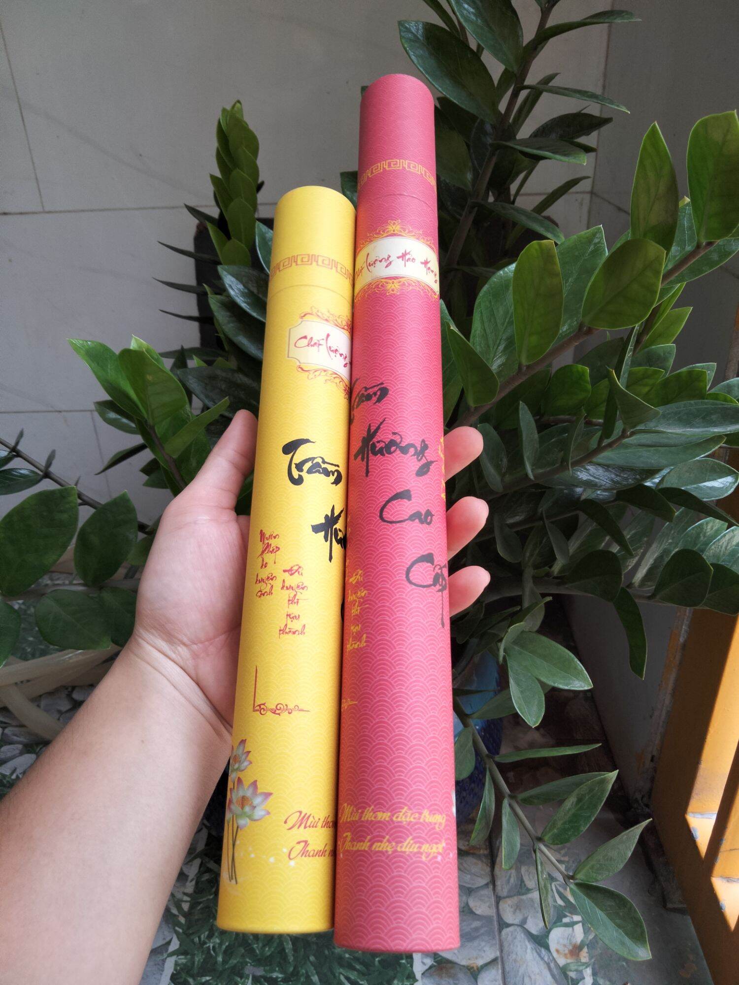 Ống đựng nhang 3 tấc và 4 tấc loại 1 lạng