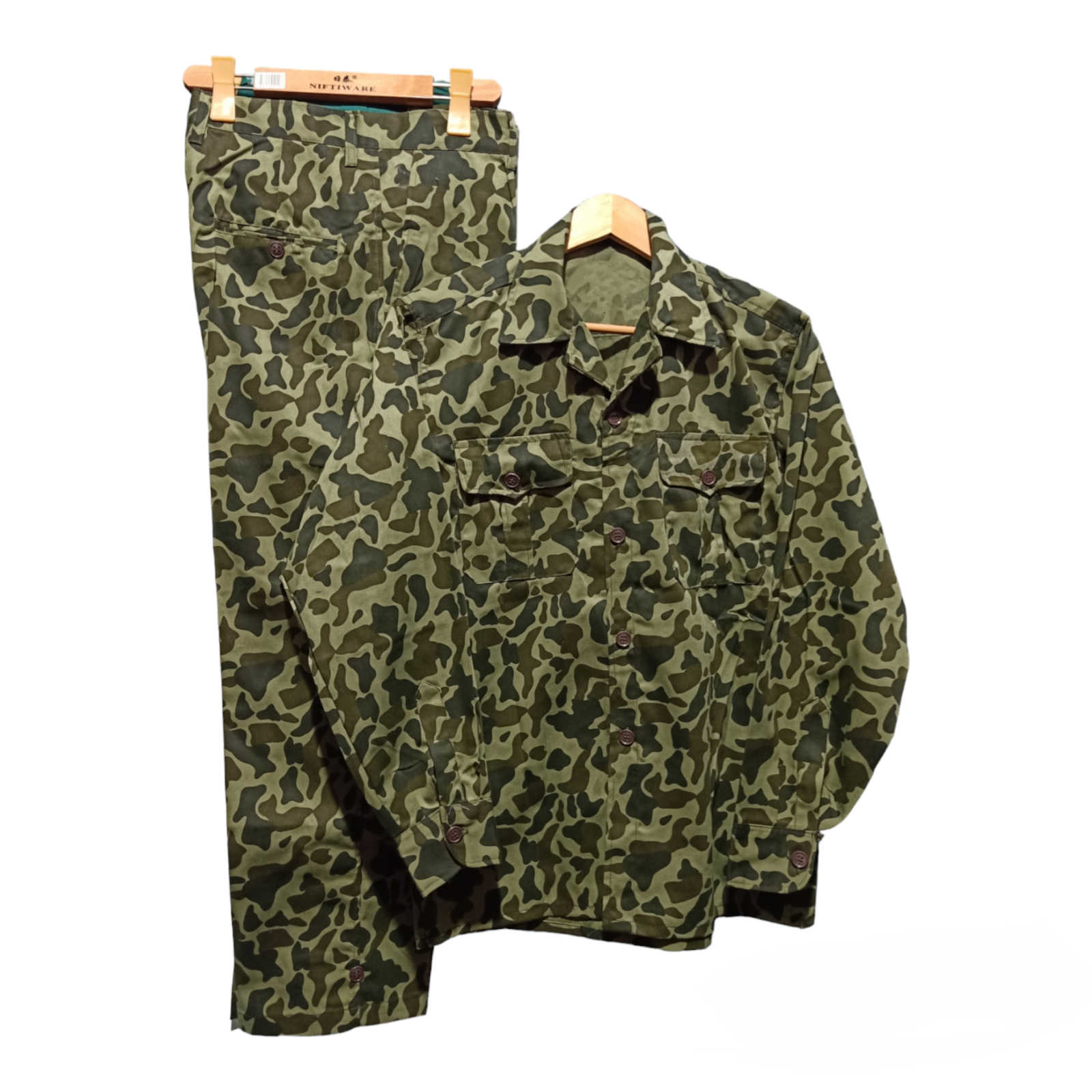 Bộ quần áo rằn ri mặc lao động dã ngoại đi phượt đi làm vải kaki bền chắc