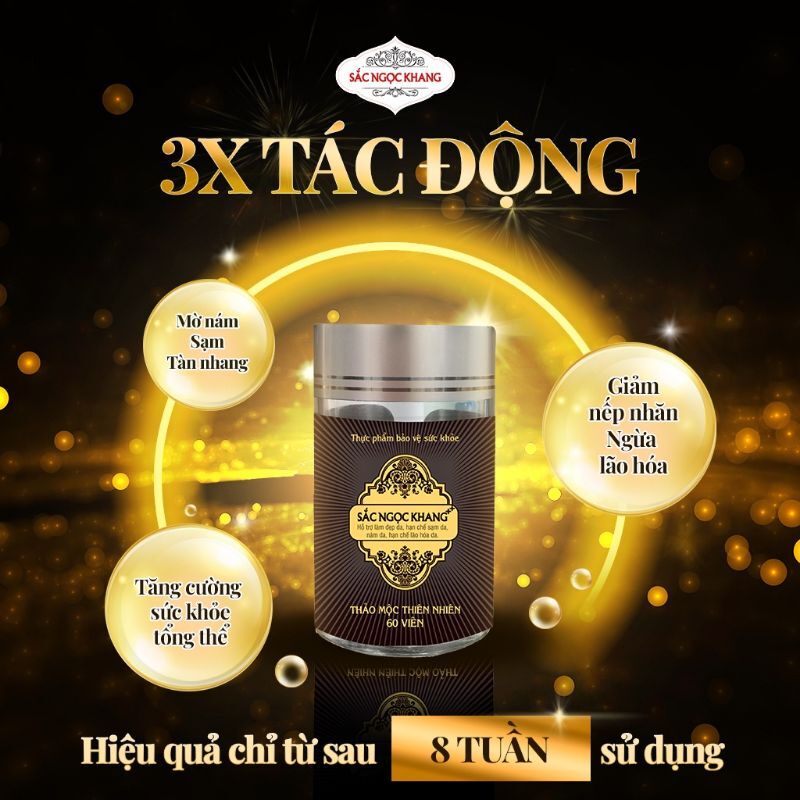 Viên uống sắc ngọc khang++( hộp 60 viên)
