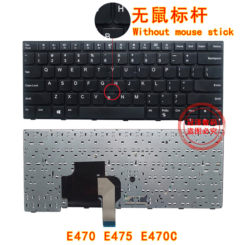 Phím Thinkpad E450 E455 E450C W450 E460 E465 Phím E470 E475 E470C Tương Thích Với IBM Lenovo RU/FR/IT/BR Phụ Kiện Kỹ Thuật Số
