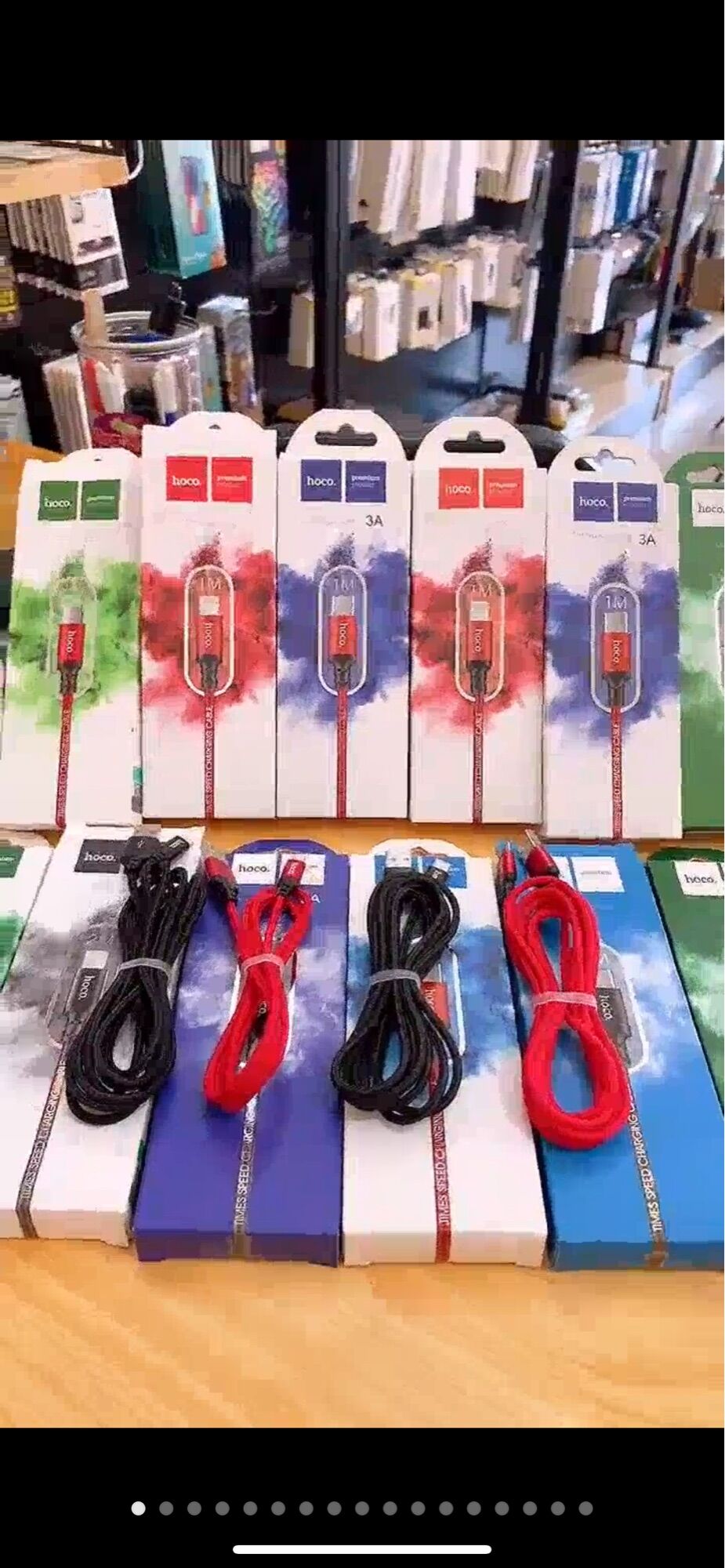 Cáp sạc hoco 1m 2m chính hãng ( iphone;samsung;tyc)
