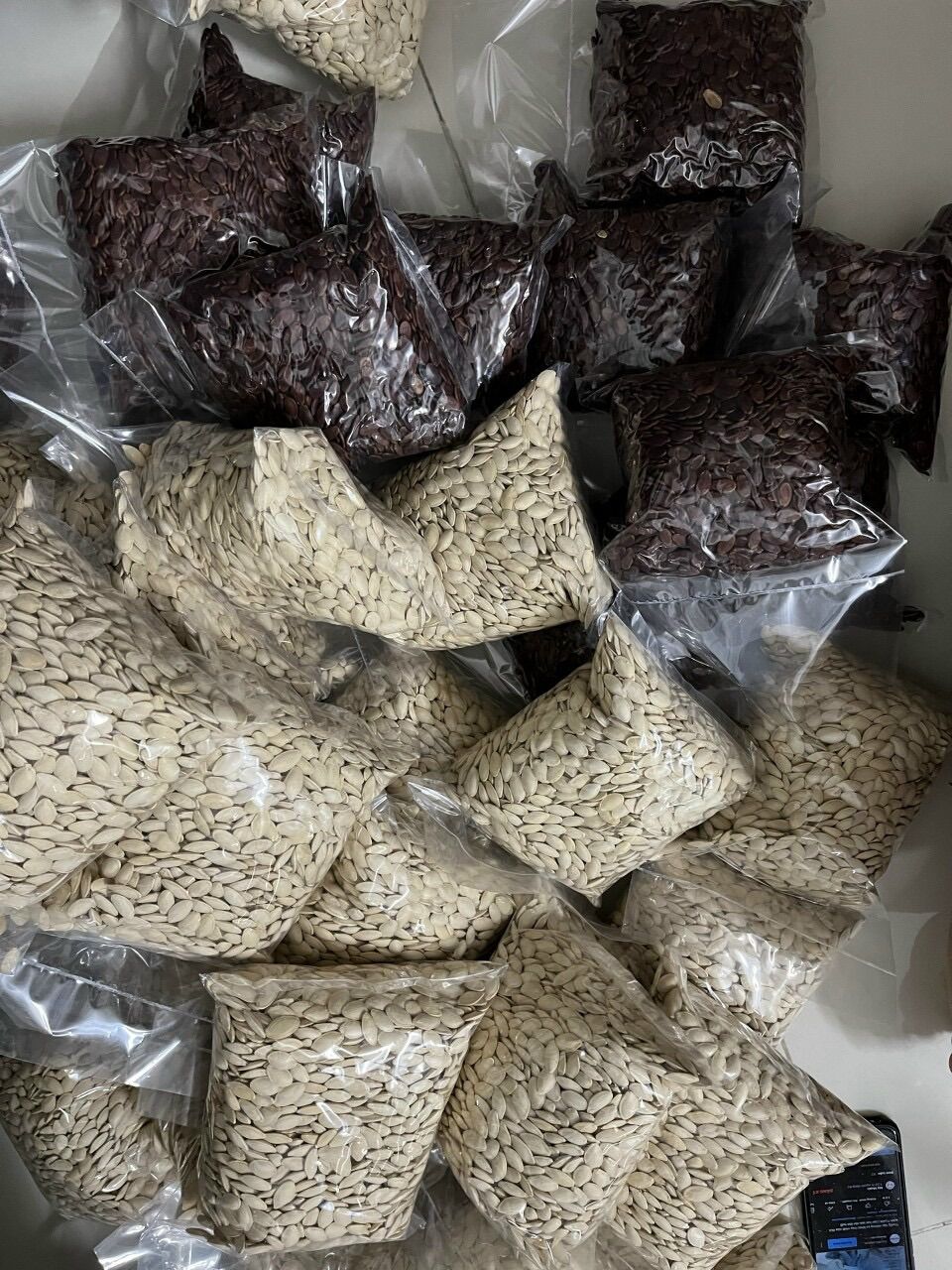 Bịch 500gr HẠT BÍ SẠCH rang muối (Hàng chắc, béo, thơm, giòn, bao ngon)