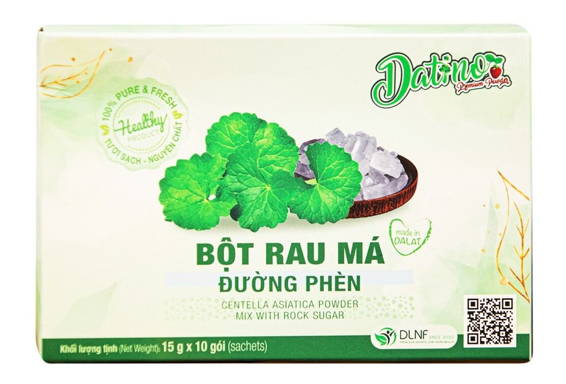 Bột Rau Má Đường Phèn Datino