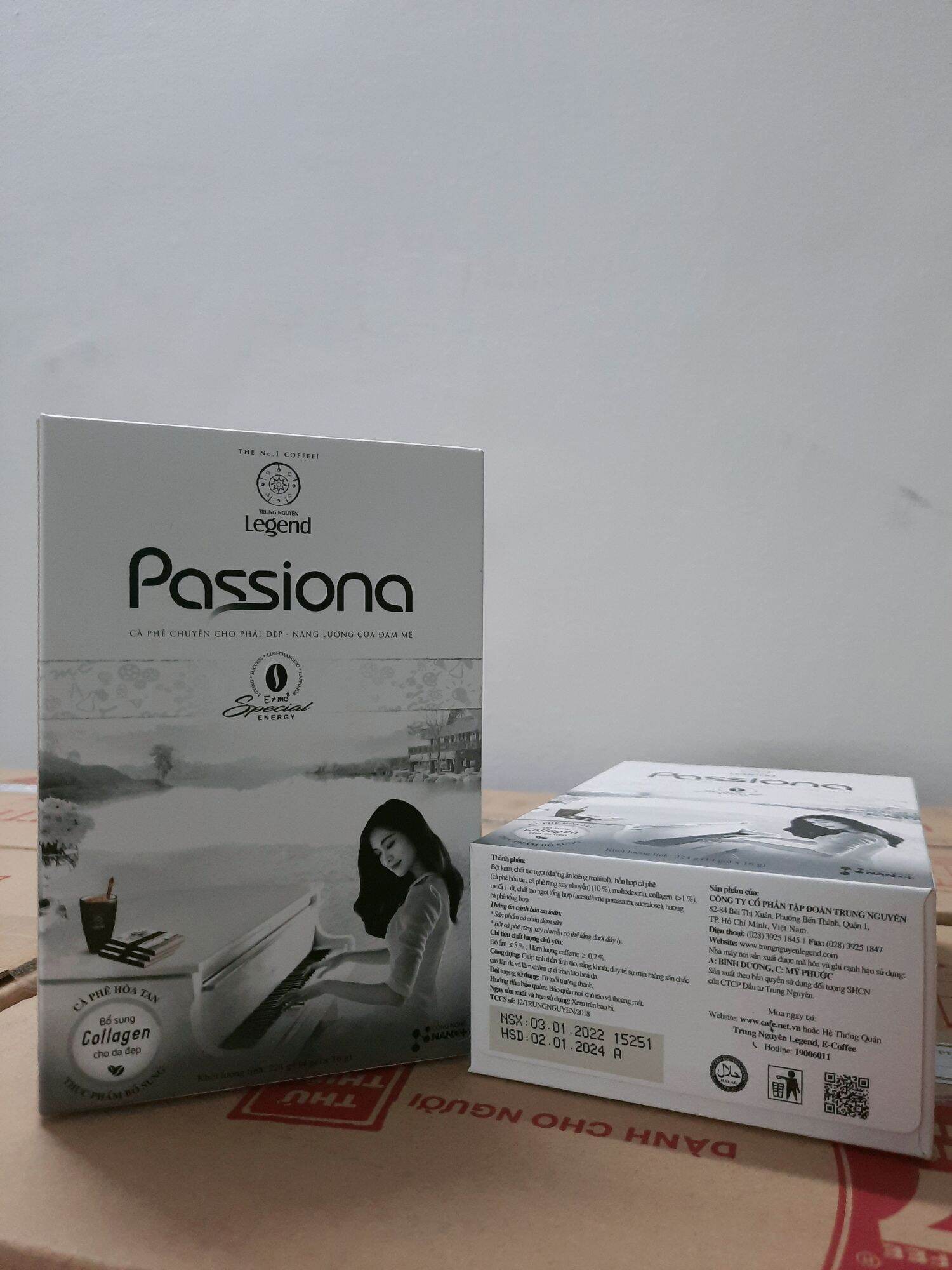 Cà phê sữa Trung Nguyên Passiona 224g