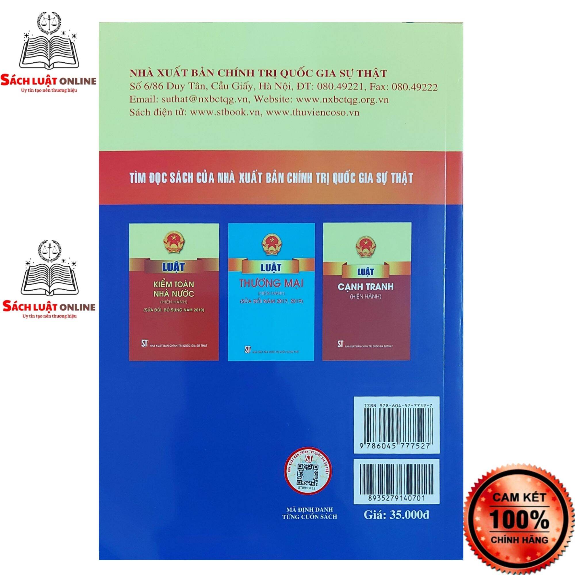 Sách - Luật Kế toán (hiện hành) (NXB Chính trị quốc gia Sự thật)