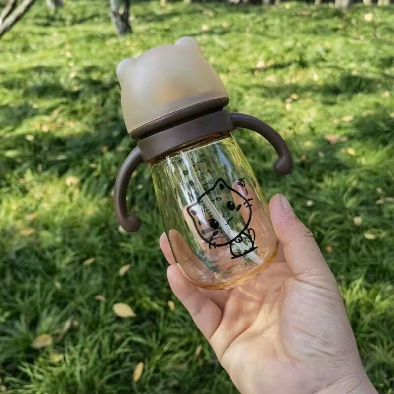Bình sữa cổ rộng mèo kitty 240ml/ 300ml
