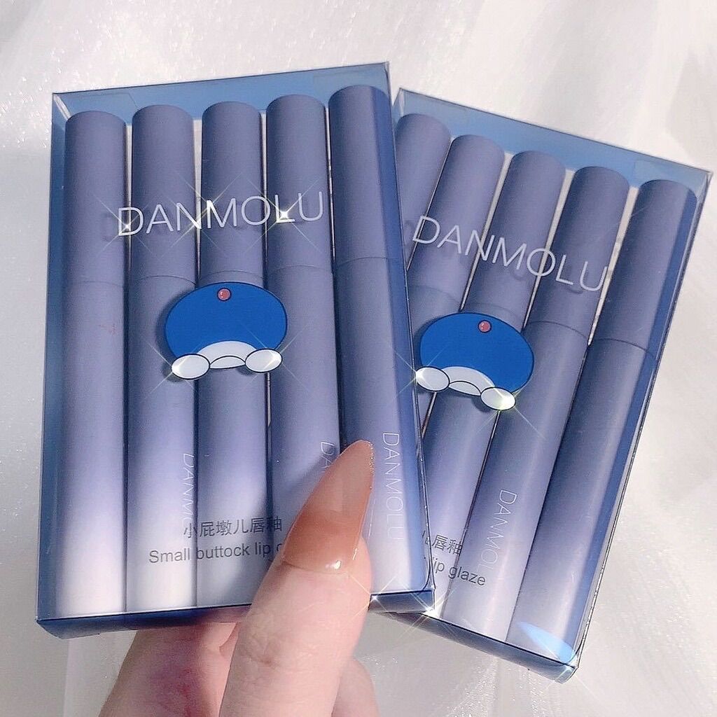 SET 5 SON KEM DANMOLU CHÍNH HÃNG HÌNH DORAEMON