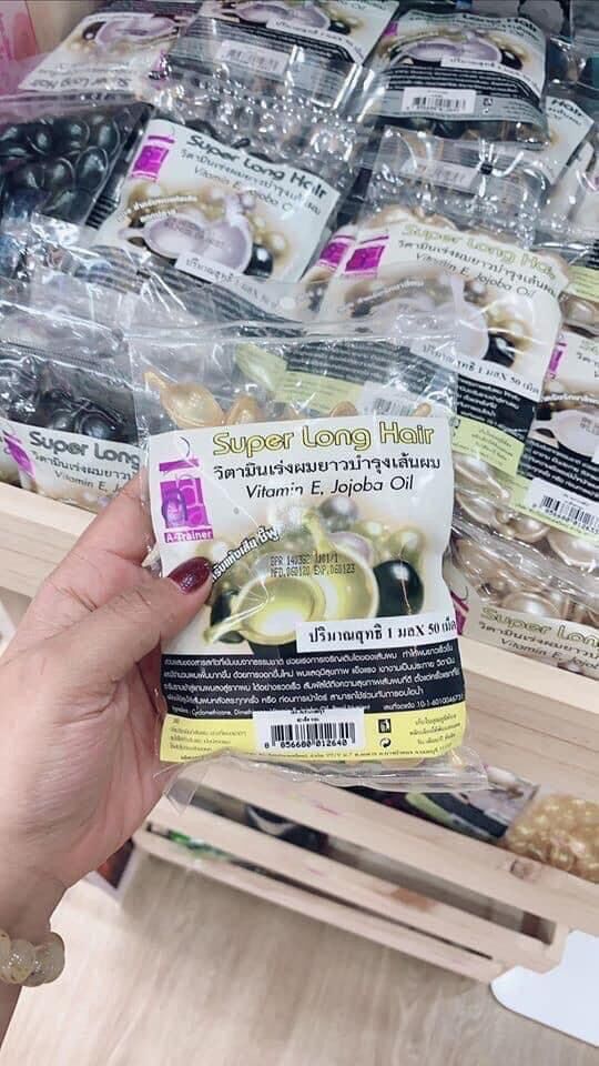 Bag of 50 Capsules of Thai Hair Serum