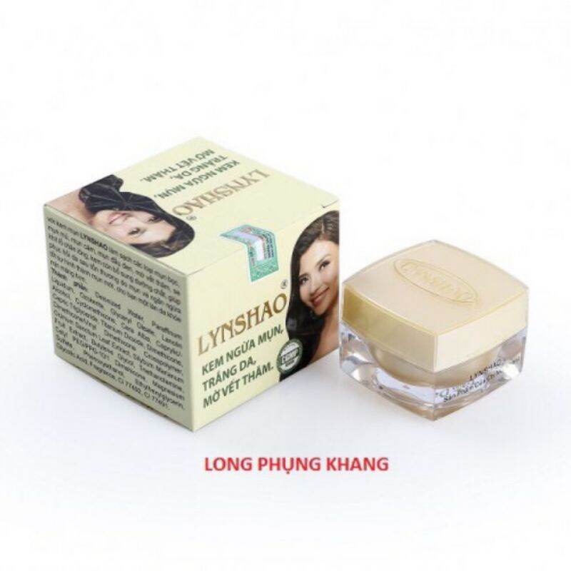 Kem lynshao ngừa mụn trắng da mờ vết thâm 12g
