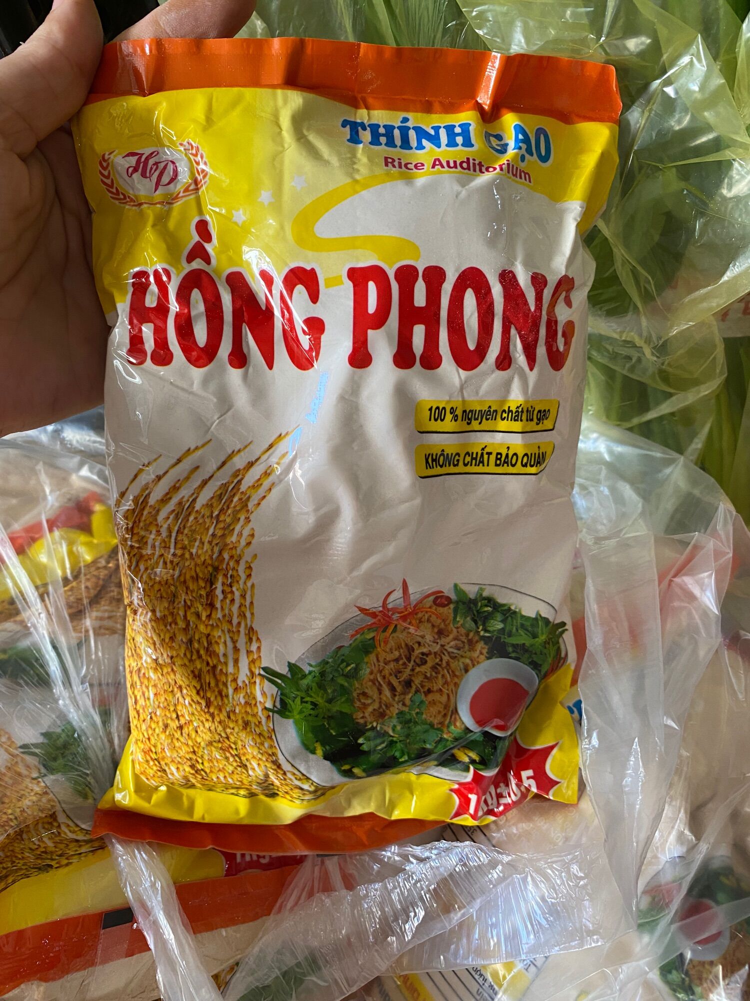 Bột thính Hồng Phong- bột gạo thính thơm ngon