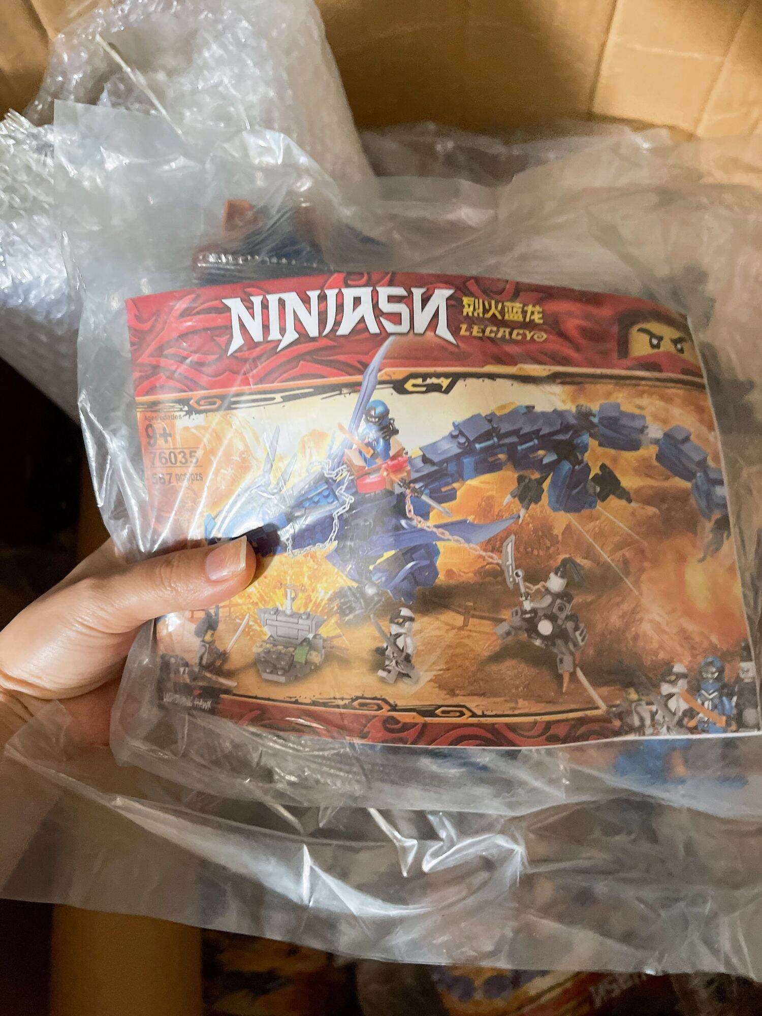 Lego Ninjago rồng xanh 567pcs
