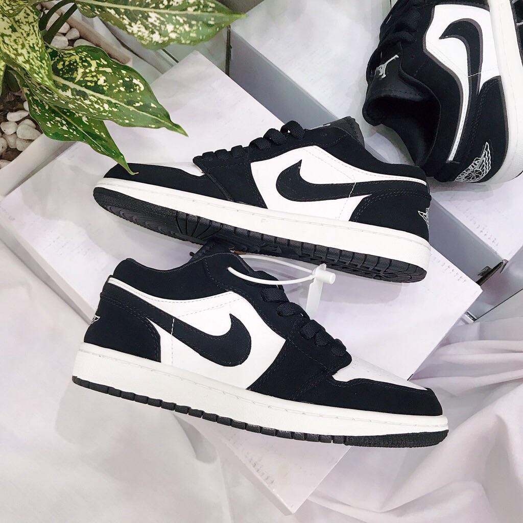 Giày thể thao Nike Jordan Đen Trắng Nam Nữ