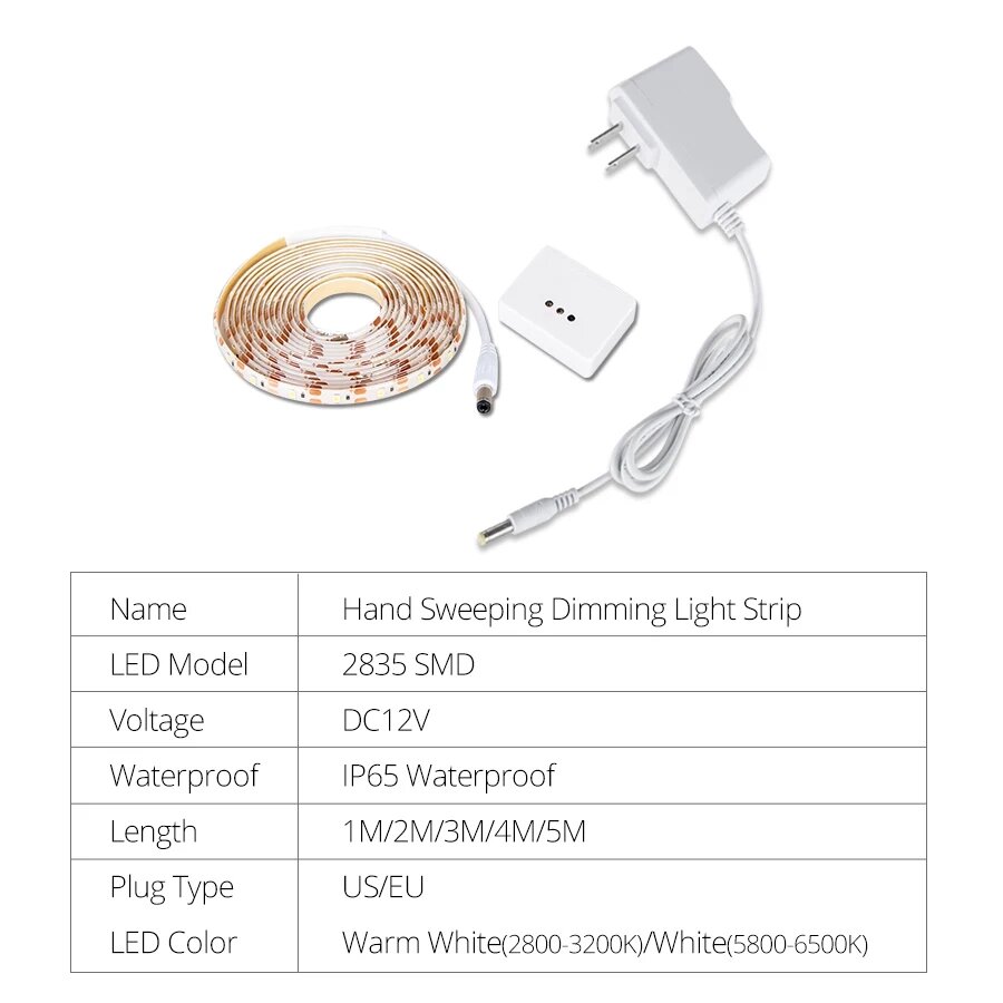 Cảm biến công tắc vẫy tay 12v, 24v bật tắt đèn LED tủ bếp không chạm