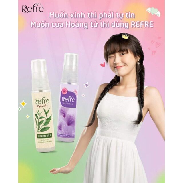Xịt Khử Mùi Cơ Thể Refre 6ml