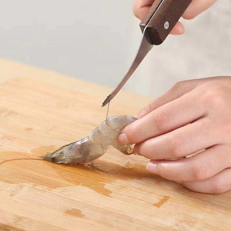 Dao rút lấy chỉ tôm, rạch chẻ đôi tôm nhiều mẫu (1 CÁI)