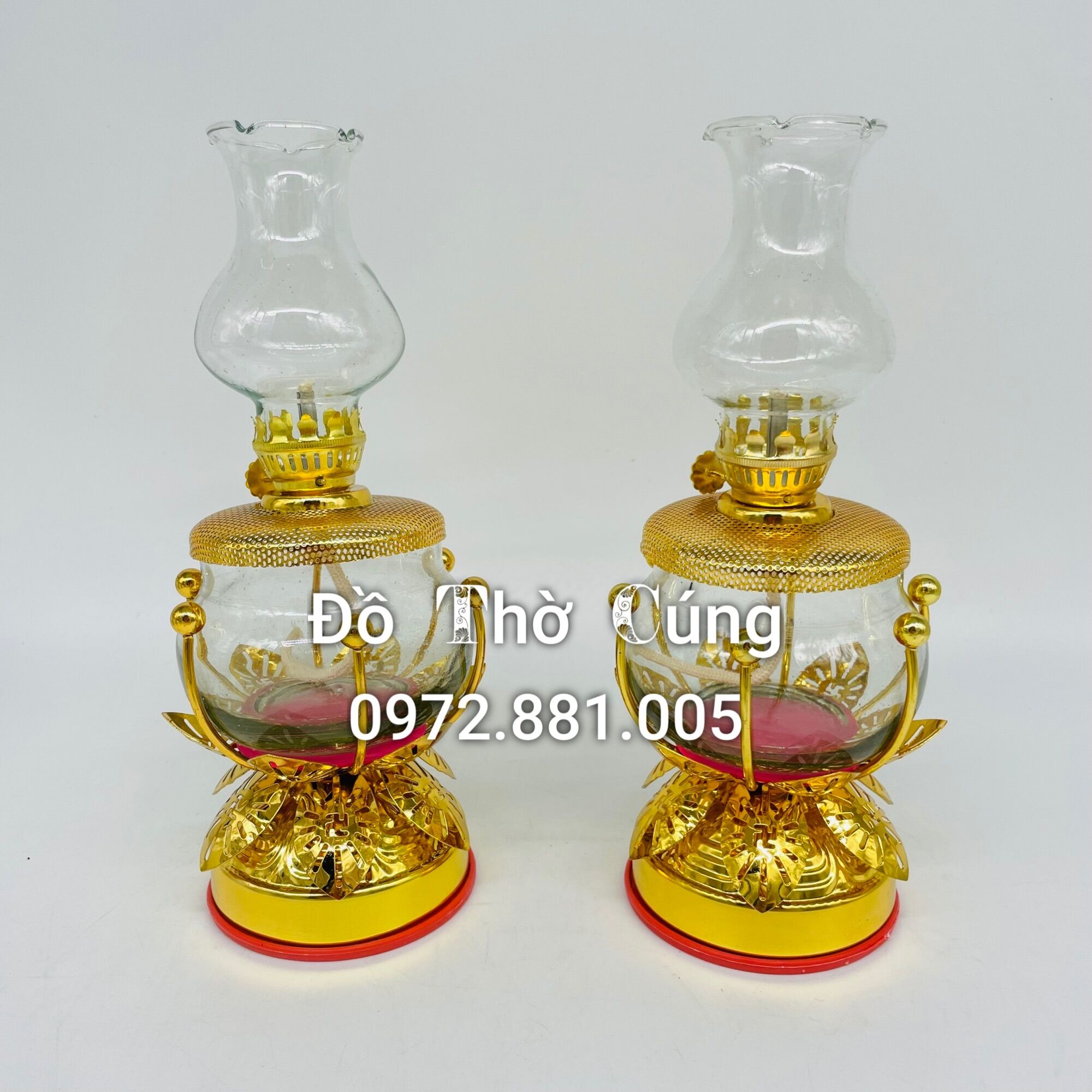 Đèn thăp dầu hoa sen (HL) - giá 1 chiếc