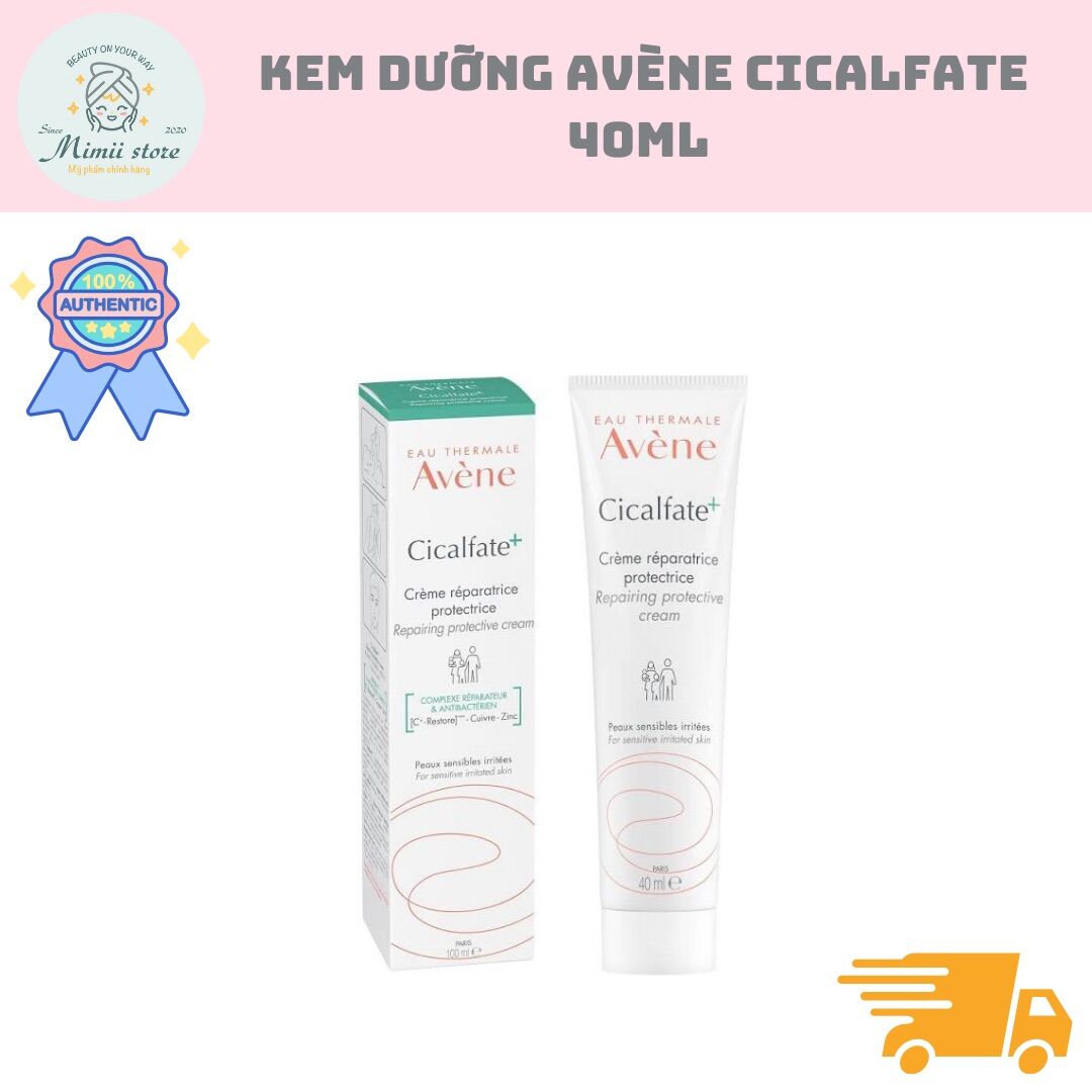 Kem dưỡng phục hồi, cấp ẩm và làm lành sẹo Avene Cicalfate 40ml