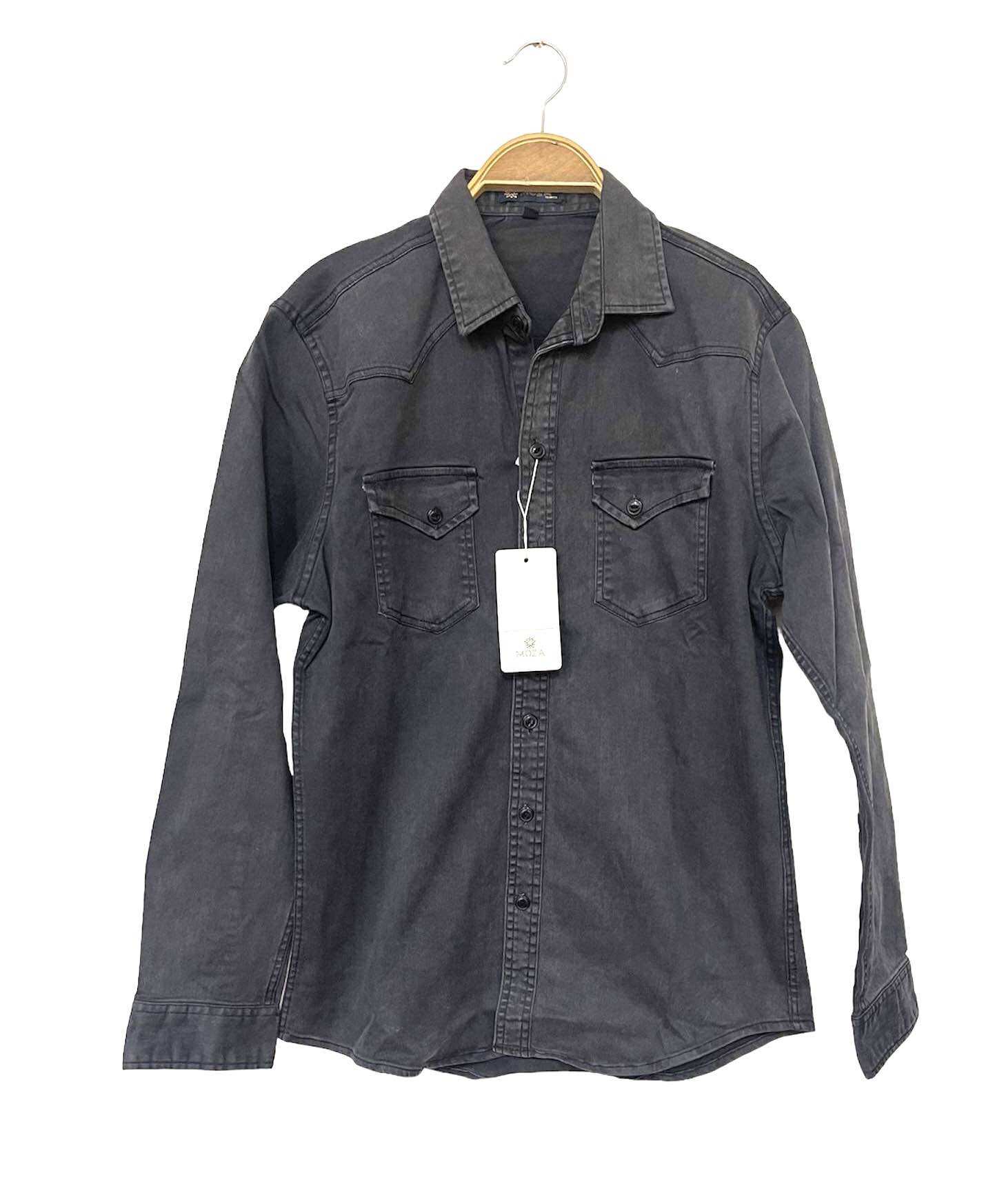 ÁO SƠ MI JEAN GIẤY DÀNH CHO NAM DÀI TAY