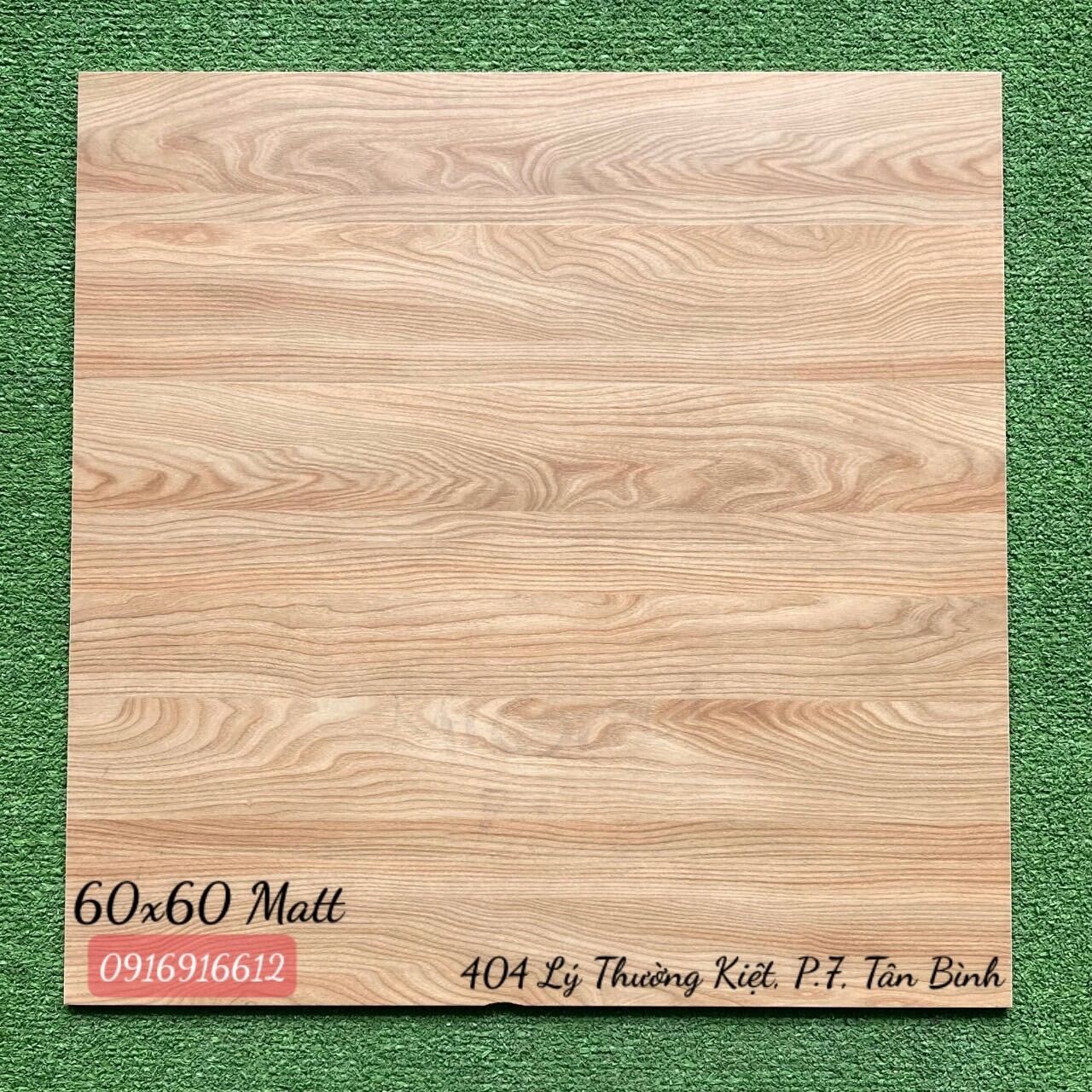 Gạch giả gỗ 60x60 bề mặt nhám