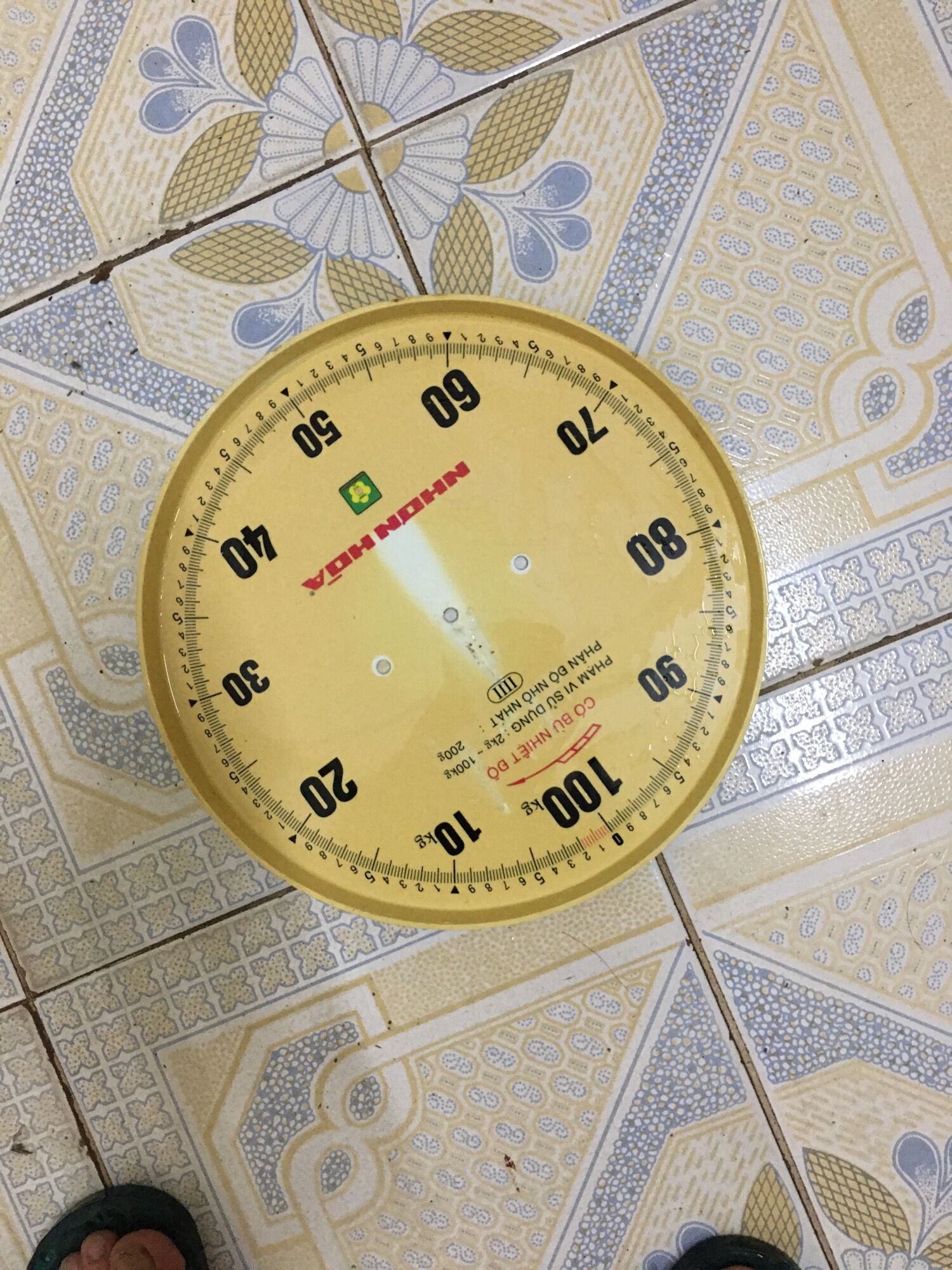 MẶT SỐ CÂN NHƠN HOÀ 100 kg