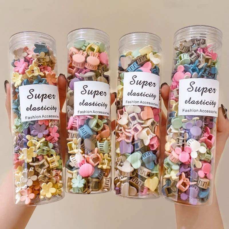 Set 50c kẹp tóc nhiều màu cho bé gái