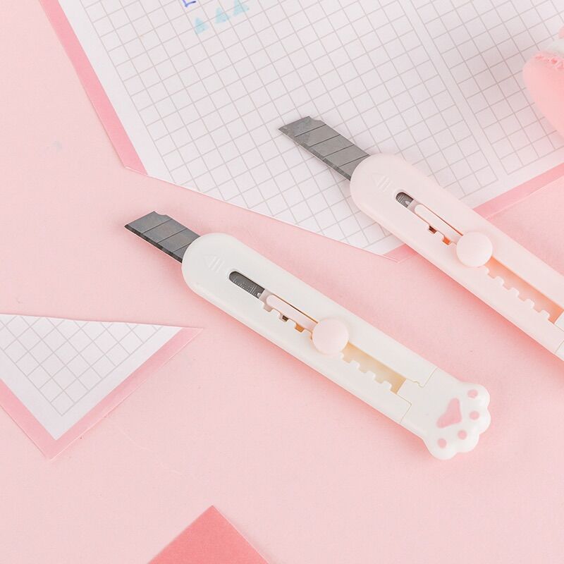 Dao rọc giấy mini măng cụt chân mèo cute