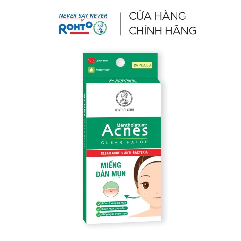 Miếng Dán Mụn Acnes Clear Patch hộp 24 Miếng