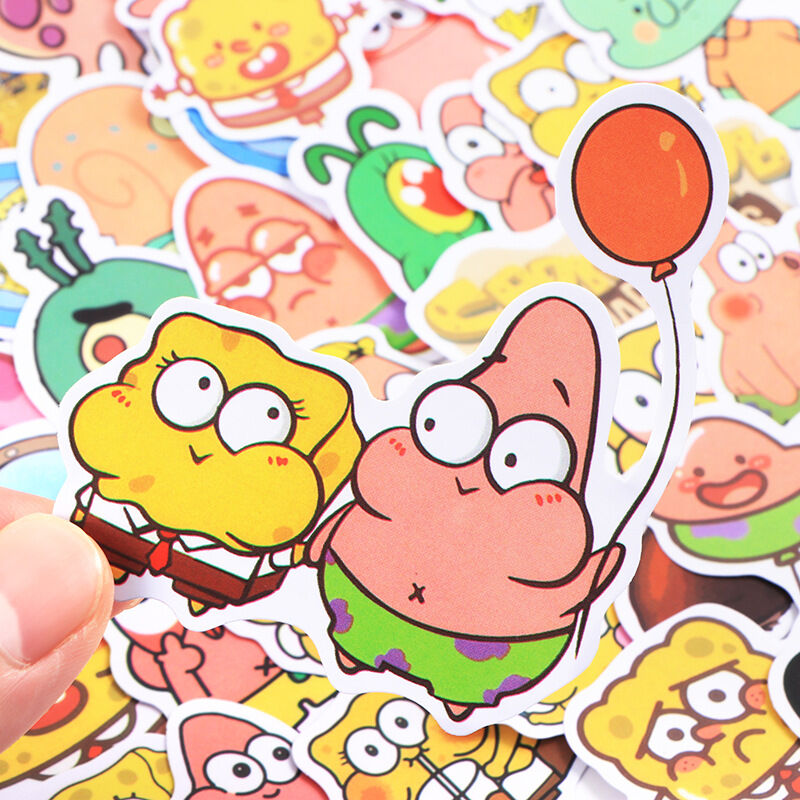 Set 100 miếng sticker hình dán chống nước