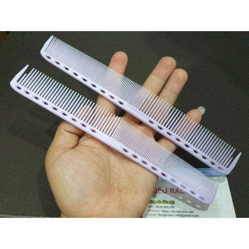 Lược cắt tóc nhật bản ys park trắng dài 22cm chịu nhiệt chải bám tóc.