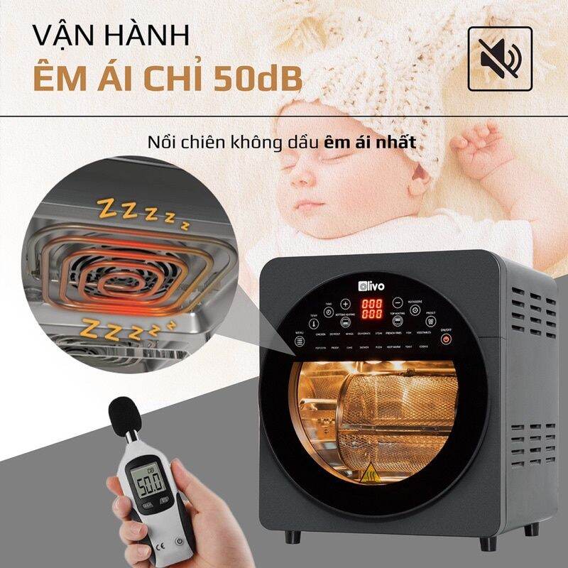 Nồi chiên không dầu OLIVO AF15