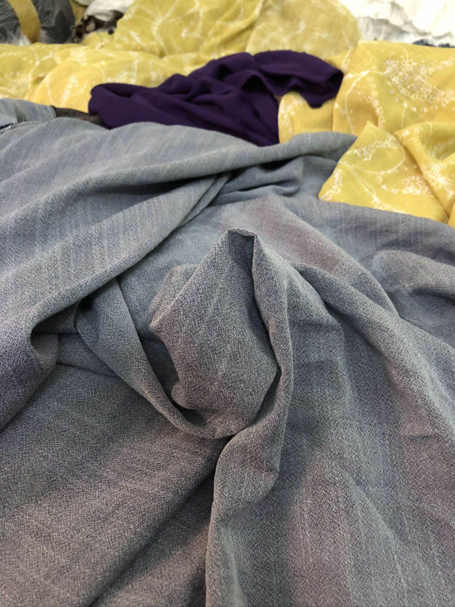 vải Đũi linen Màu xanh xám chất mát 30 k /1 m Khổ 1 m 5