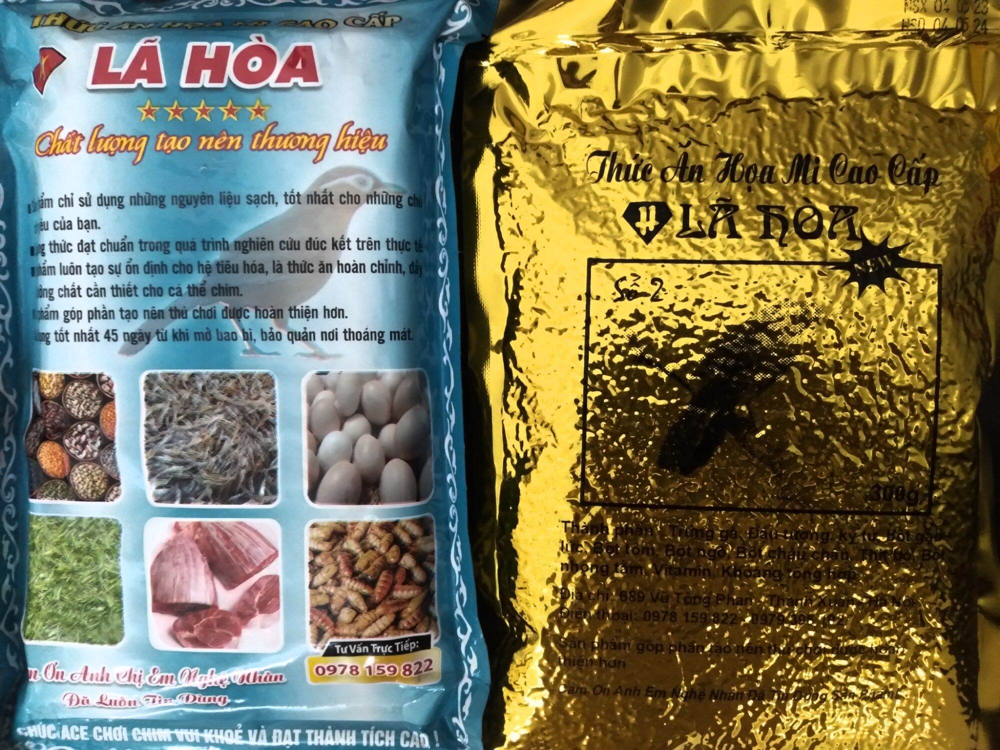 Cám họa mi Lã Hòa ( số 1) căng lửa lông mượt 300g