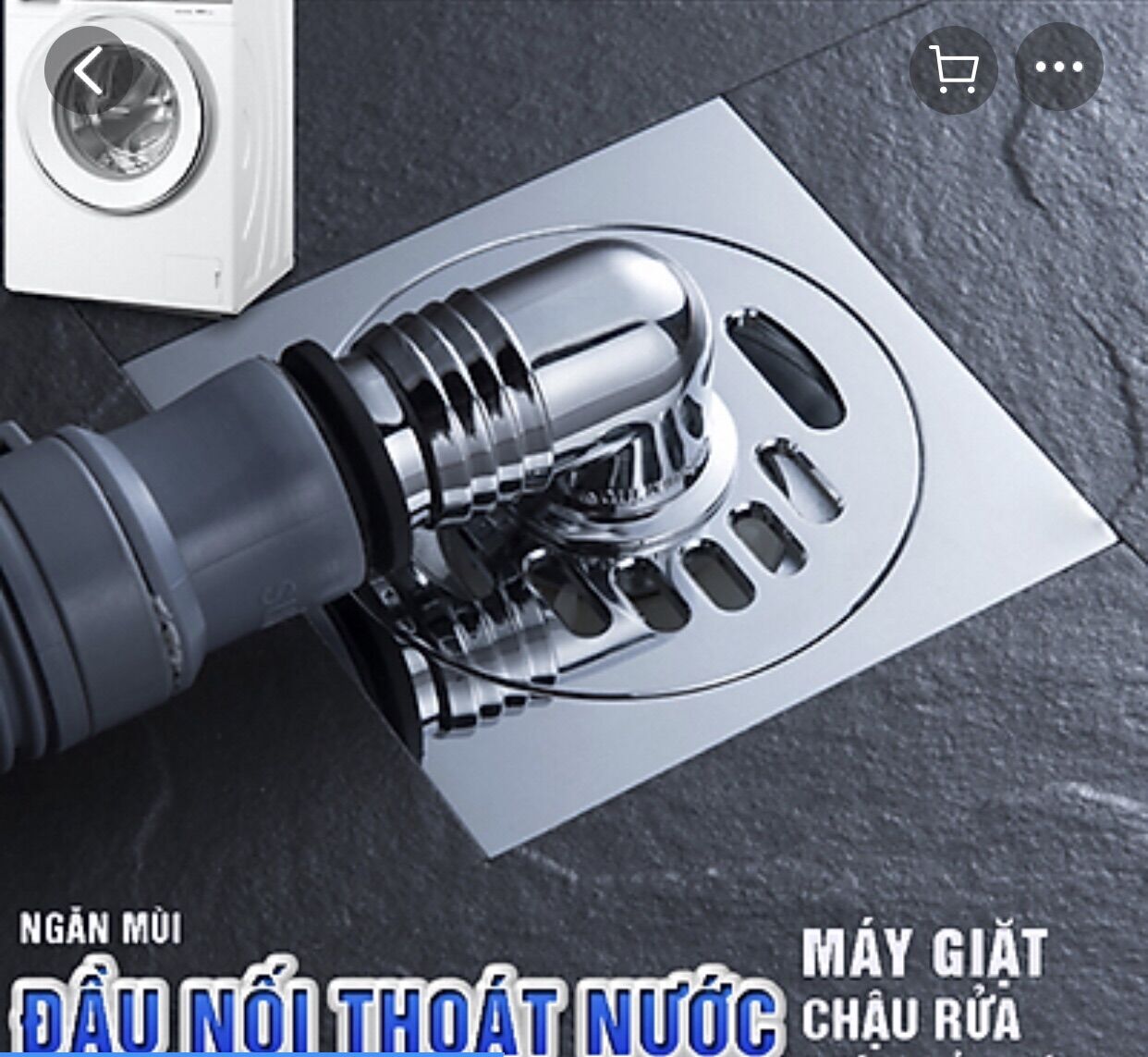 Ống thoát nước MÁY GIẶT, phiễu thoát nước chống tràn