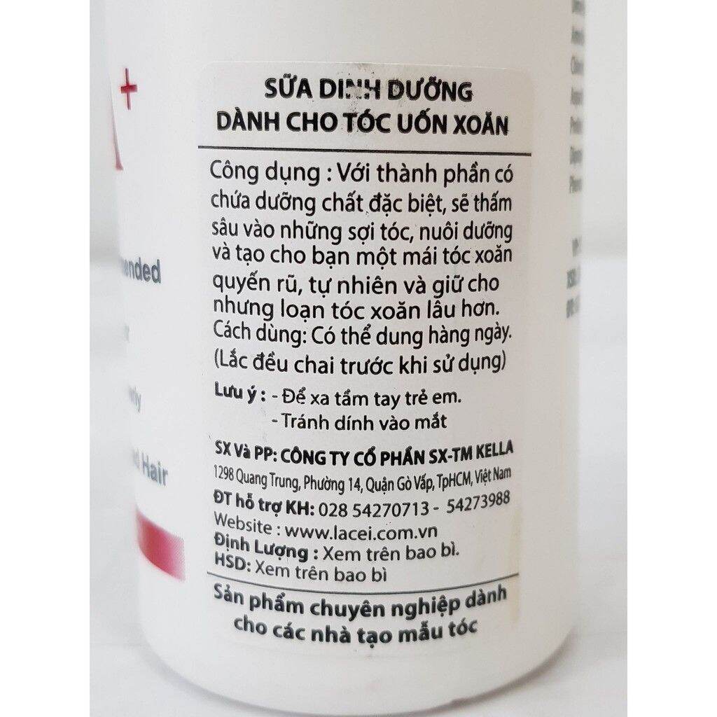 SỮA DINH DƯỠNG DÀNH CHO TÓC UỐN XOĂN KELLA