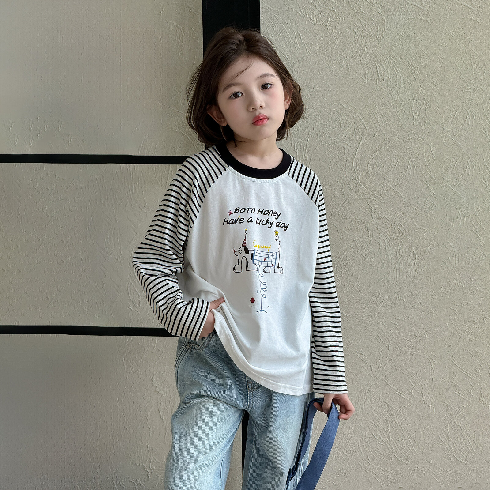 Chic Children's Long Sleeve T Shirt Spring Autumn Inner Wear - 2