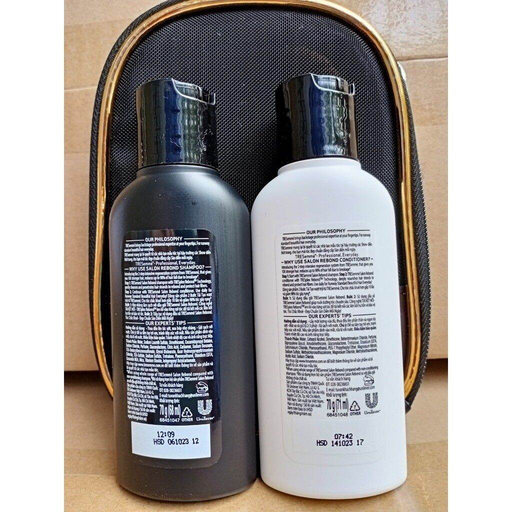 Cặp Đôi Gội Xã Tresemme 70g Tặng Túi Lưới
