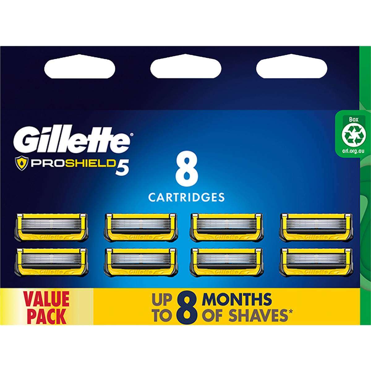 Hộp đầu lưỡi dao cạo râu Gillete 5 lưỡi Proshield/Proglide/Fusion ,đầu lưỡi khớp tất cả các cán dao Gillete