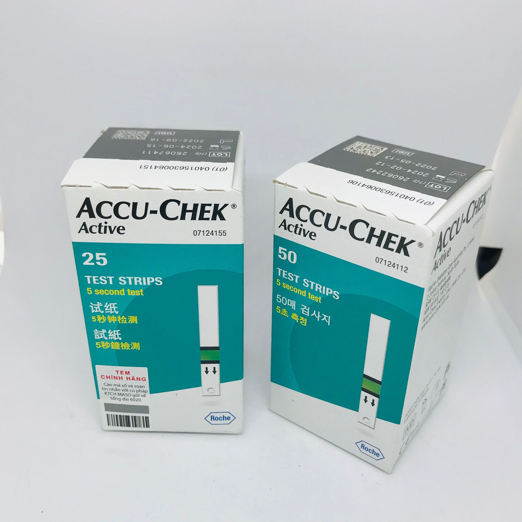 Que thử đường huyết Accu check Active 50