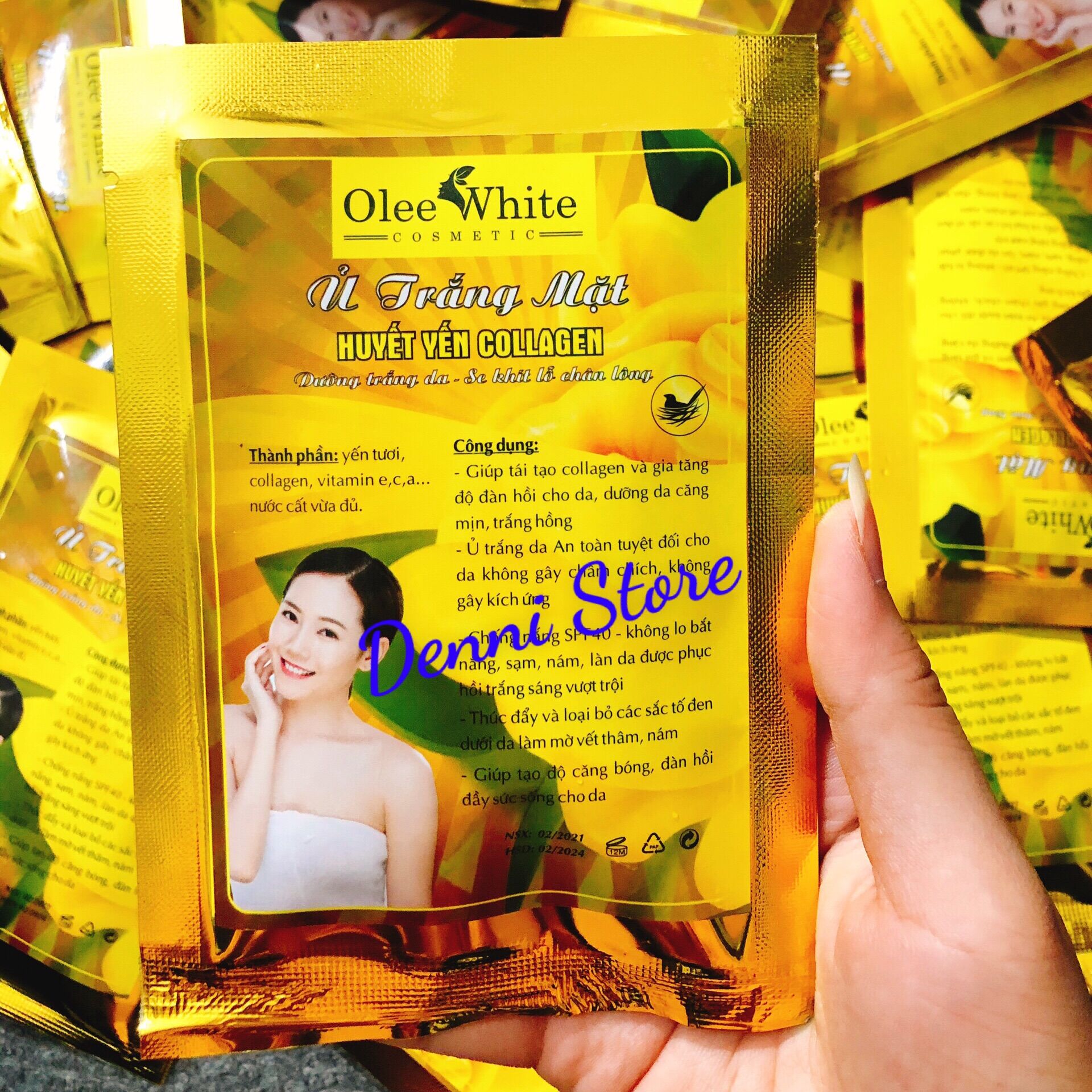 Set ủ trắng huyết yến collagen