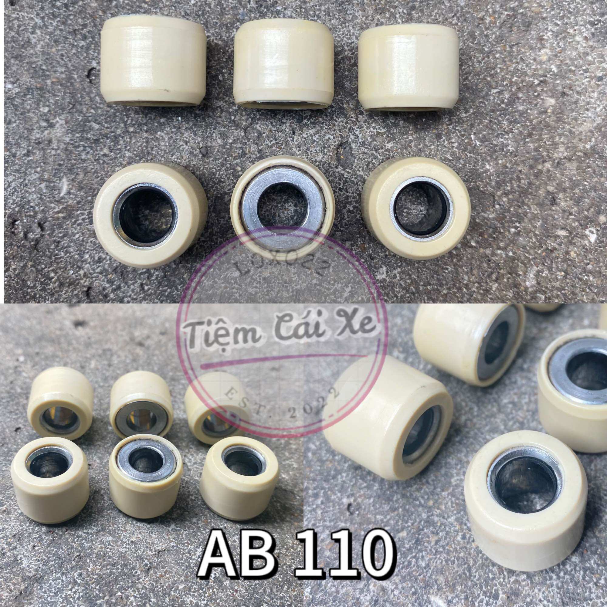 Bi Nồi, Bi côn văng AB /SCR /LEAD /Click /Vision 110, 125 Hàng Cao Cấp ( 6bi)