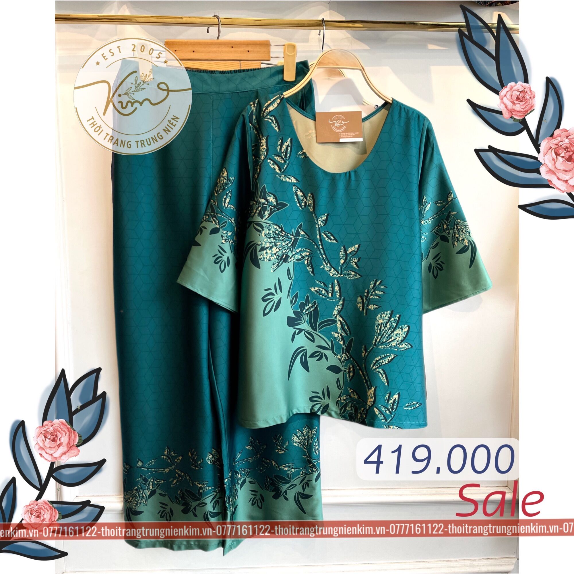 Set lụa xinh sắc màu rực rỡ