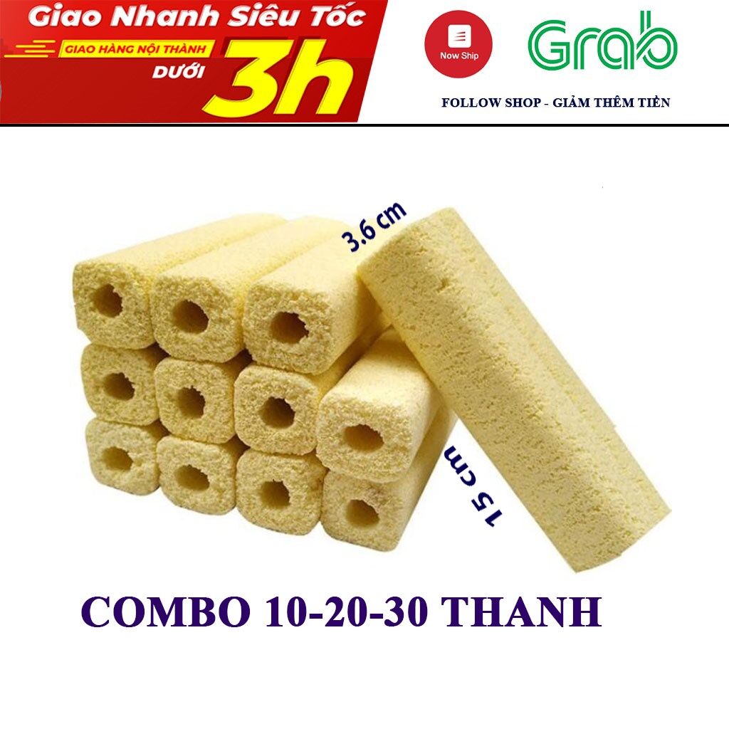 Sứ thanh vàng nhỏ, sứ hoa mai 9cm x 3.6cm vật liệu lọc