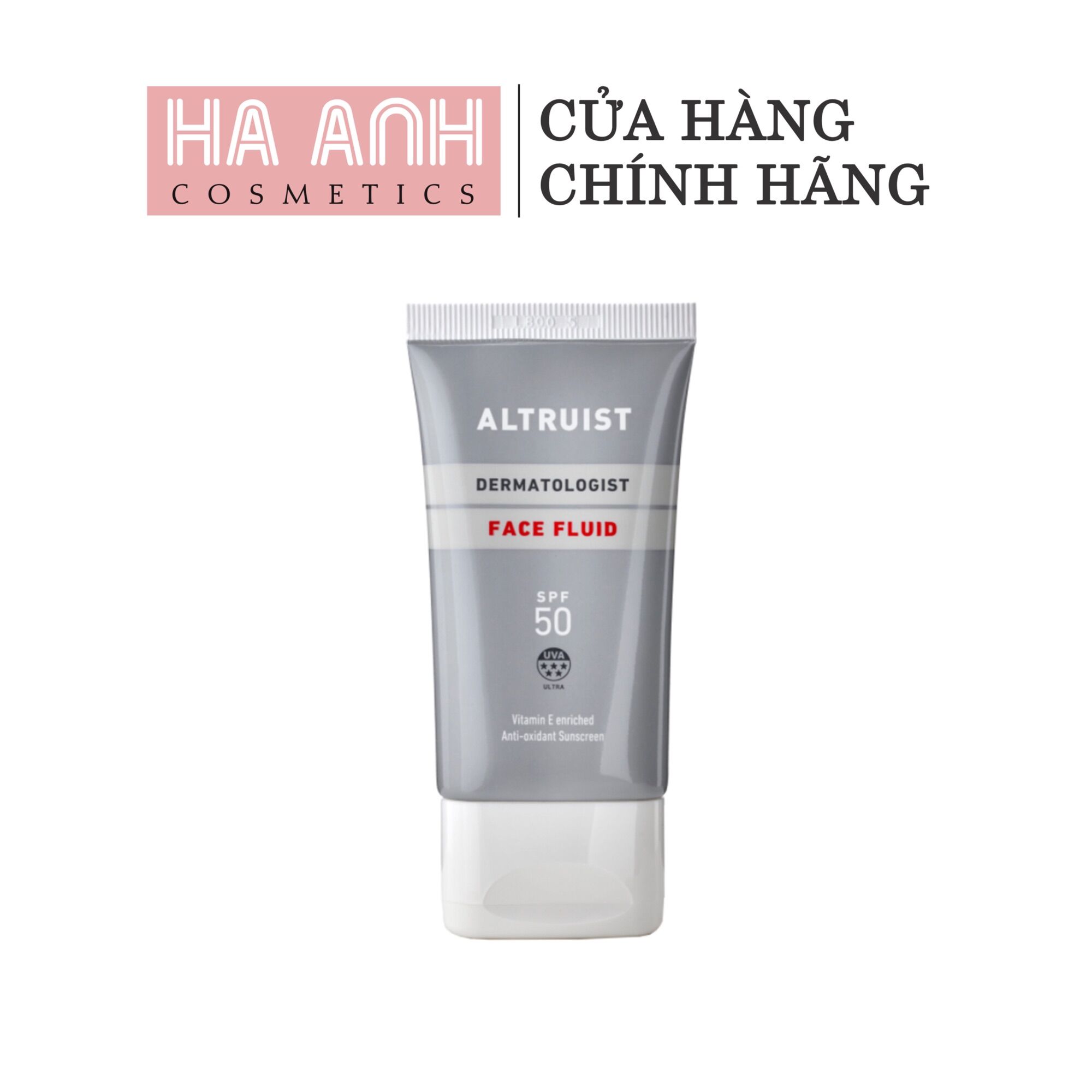 Kem chống nắng Altruist Dermatologist Sunscreen Face Fluid SPF50 50ml