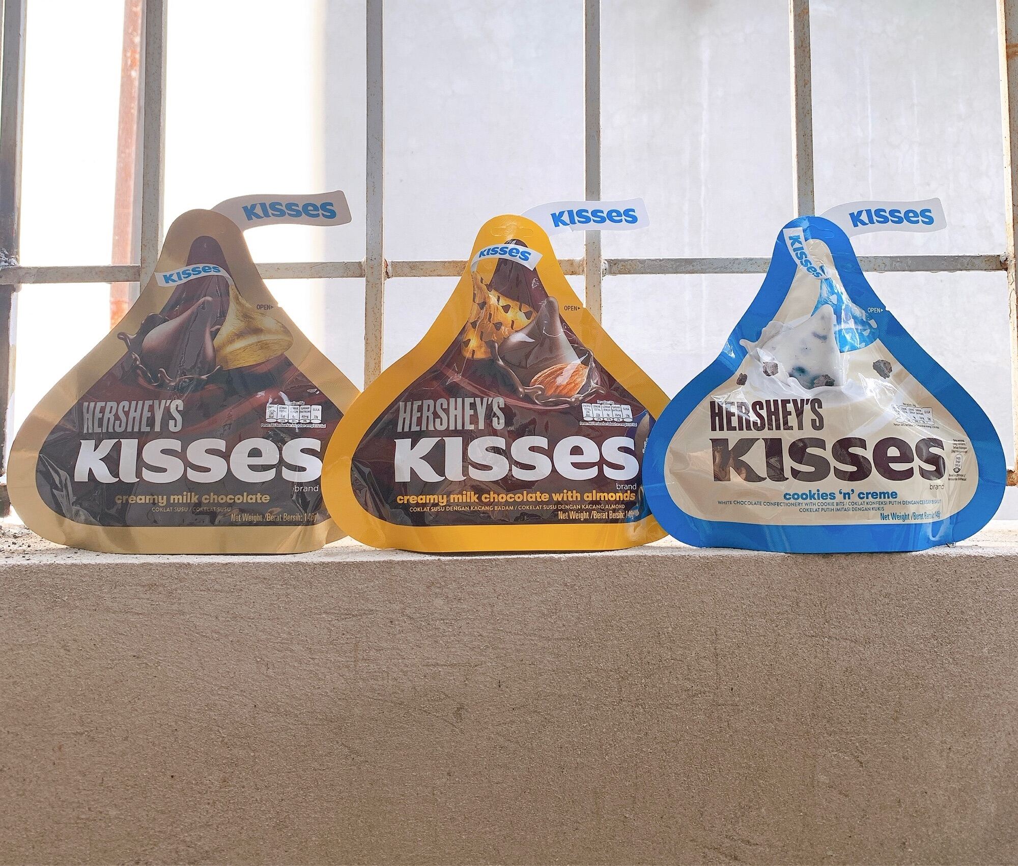Socola Hershey Kisses Đủ Các Vị Gói 146g nhập khẩu Malaysia